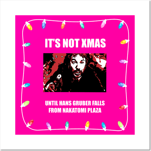 Die Hard Christmas - Hans Gruber Wall Art by Charissa013